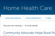 Home Health Care - Robert Wood Johnson Foundation